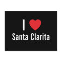 I love Santa Clarita postcards by funnycustomtshirts I love Santa Clarita postcards