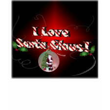 I Love Santa Claus Tee shirt