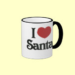 I Love Santa mugs