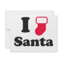 I love santa invitations by christmasgiftstore I love santa invitations