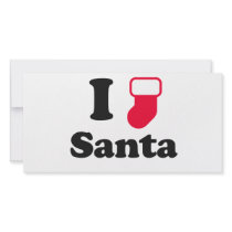 I love santa photo cards by christmasgiftstore I love santa photo cards
