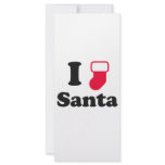 I love santa rack cards