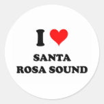I Love Santa Rosa Sound Florida Sticker