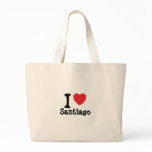 I love Santiago heart custom personalized bags