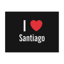 I love Santiago postcards