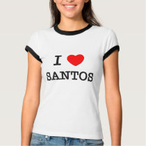 I Love Santos t-shirts
