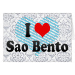 I Love Sao Bento, Brazil Greeting Card