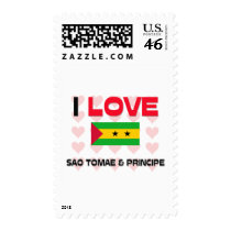 I Love Sao Tomae & Principe postage