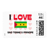 I Love Sao Tomae & Principe postage