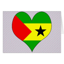 I Love Sao Tome And Principe Cards
