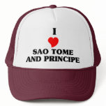 I Love Sao Tome and Principe hats