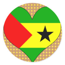 I Love Sao Tome And Principe Sticker