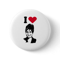 I Love Sarah Palin buttons by Palin_Shirts I Love Sarah Palin buttons