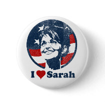 I Love Sarah Palin button by palinshirts I Love Sarah Palin button