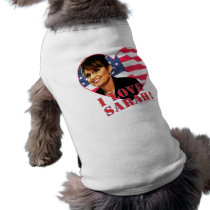 I love Sarah Palin pet clothing