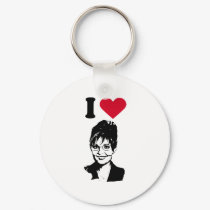 I Love Sarah Palin / I Heart Sarah Palin keychains