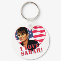 I love Sarah Palin keychains by rightleaning I love Sarah Palin keychains