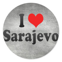 I Love Sarajevo, Bosnia and Herzegovina Stickers