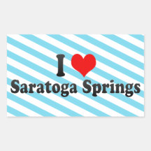 I Love Saratoga Springs, United States Sticker