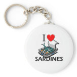 I Love Sardines keychains