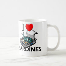 I Love Sardines Mug