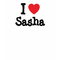 I love Sasha heart T-Shirt