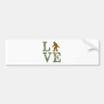 I love Sasquatch Bumper Stickers