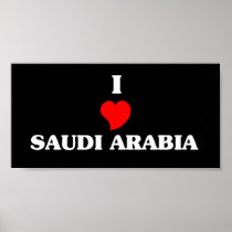 I Love Saudi Arabia Print