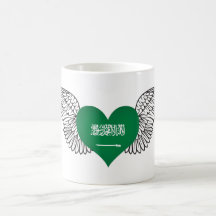 I Love Saudi Arabia -wings Coffee Mug