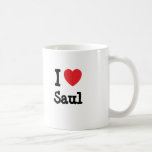 I love Saul heart custom personalized Coffee Mug