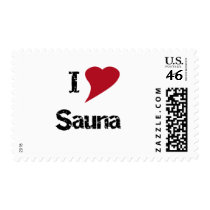 I Love Sauna stamps