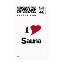 I Love Sauna stamps
