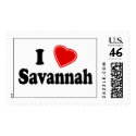 I Love Savannah postage