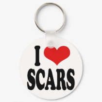 I Love Scars keychains by ilovethisshirt I Love Scars keychains