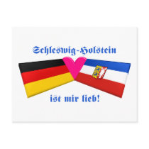 I Love Schleswig-Holstein ist mir lieb postcards by Vexillophile I Love Schleswig-Holstein ist mir lieb postcards