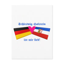 I Love Schleswig-Holstein ist mir lieb postcards by Vexillophile I Love Schleswig-Holstein ist mir lieb postcards