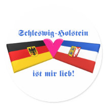 I Love Schleswig-Holstein ist mir lieb stickers by Vexillophile I Love Schleswig-Holstein ist mir lieb stickers