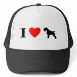 I Love Schnauzers Hat