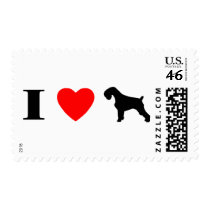 I Love Schnauzers Stamps