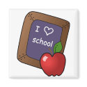 I love school magnet by tshirtfun I love school magnet