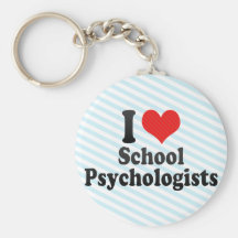 I Love School Psychologists Keychain