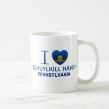 I Love Schuylkill Haven, PA Coffee Mugs