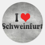 I Love Schweinfurt, Germany Stickers