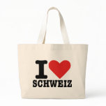 I love Schweiz - Switzerland Canvas Bag
