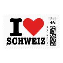 I love Schweiz - Switzerland postage by Thinkdifferent I love Schweiz - Switzerland postage