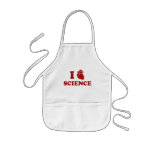 i love science / i heart science / anatomy apron