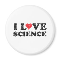 I Love Science Refrigerator Magnets
