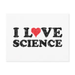 I Love Science Postcards