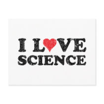 I Love Science postcards