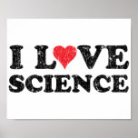 I Love Science Posters